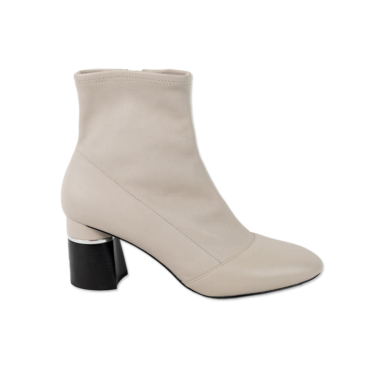 3.1 Phillip Lim Gray Leather Ankle Boots