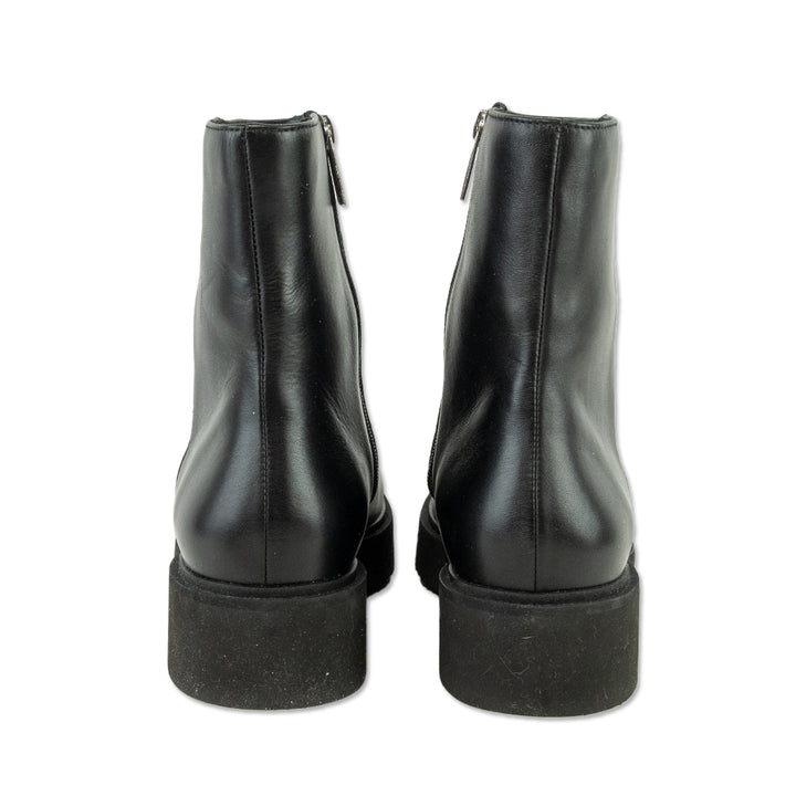 Aquatalia Maddie Black Calf Leather Boots