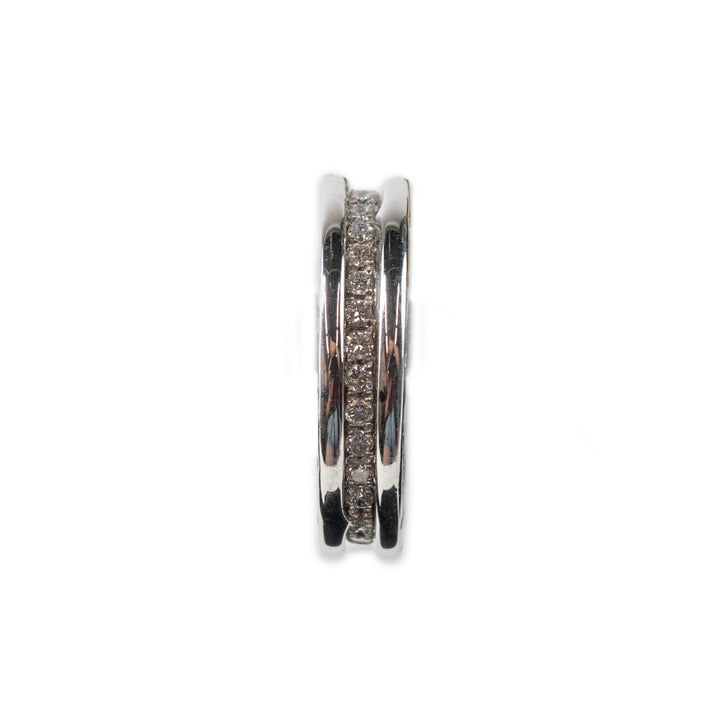 BVLGARI B.zero1 White Gold and Diamond Ring