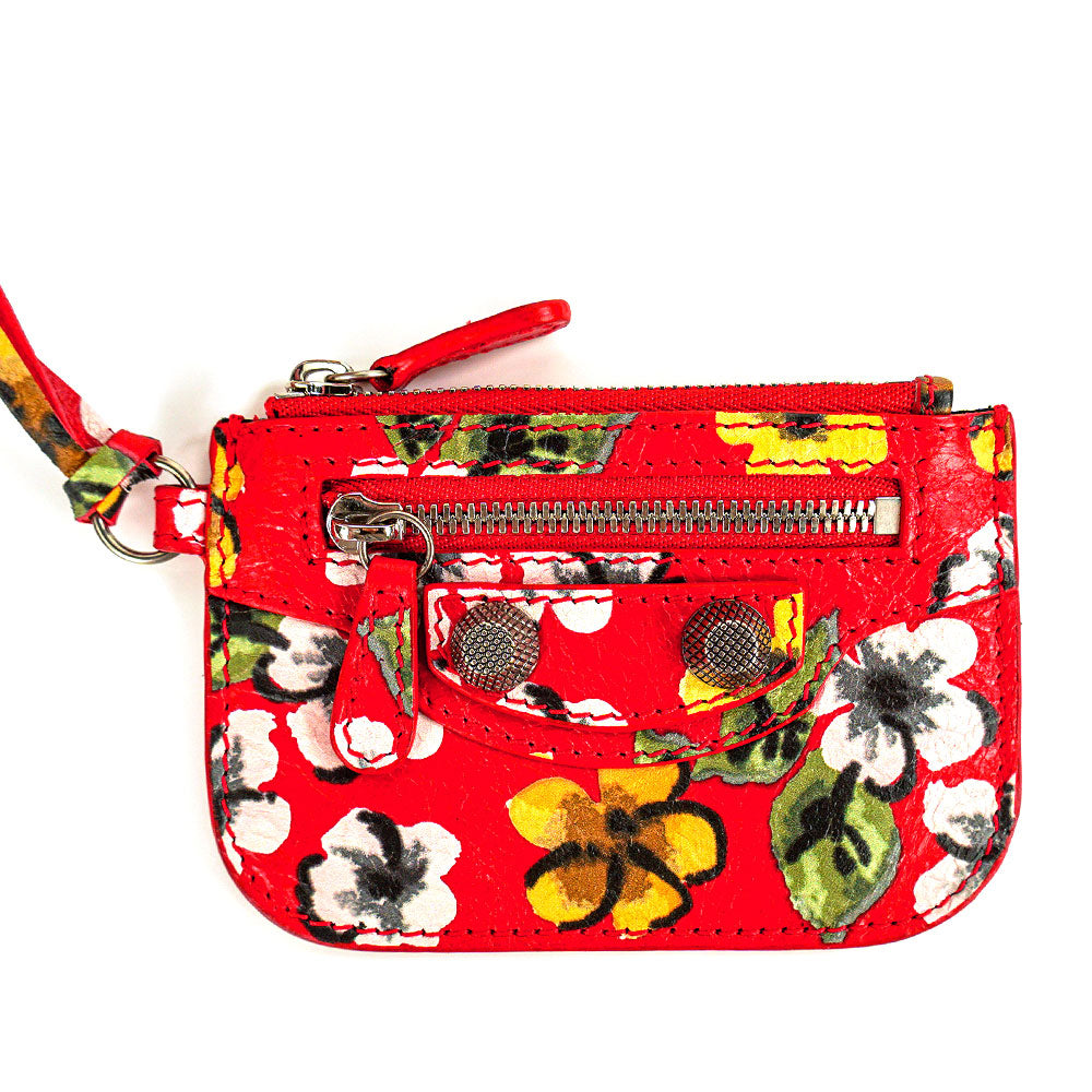 Balenciaga Le Cagole XS Floral Print Shoulder Bag