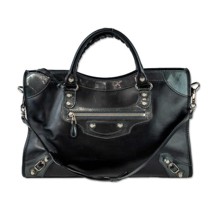 Balenciaga Le City Medium Black Handbag