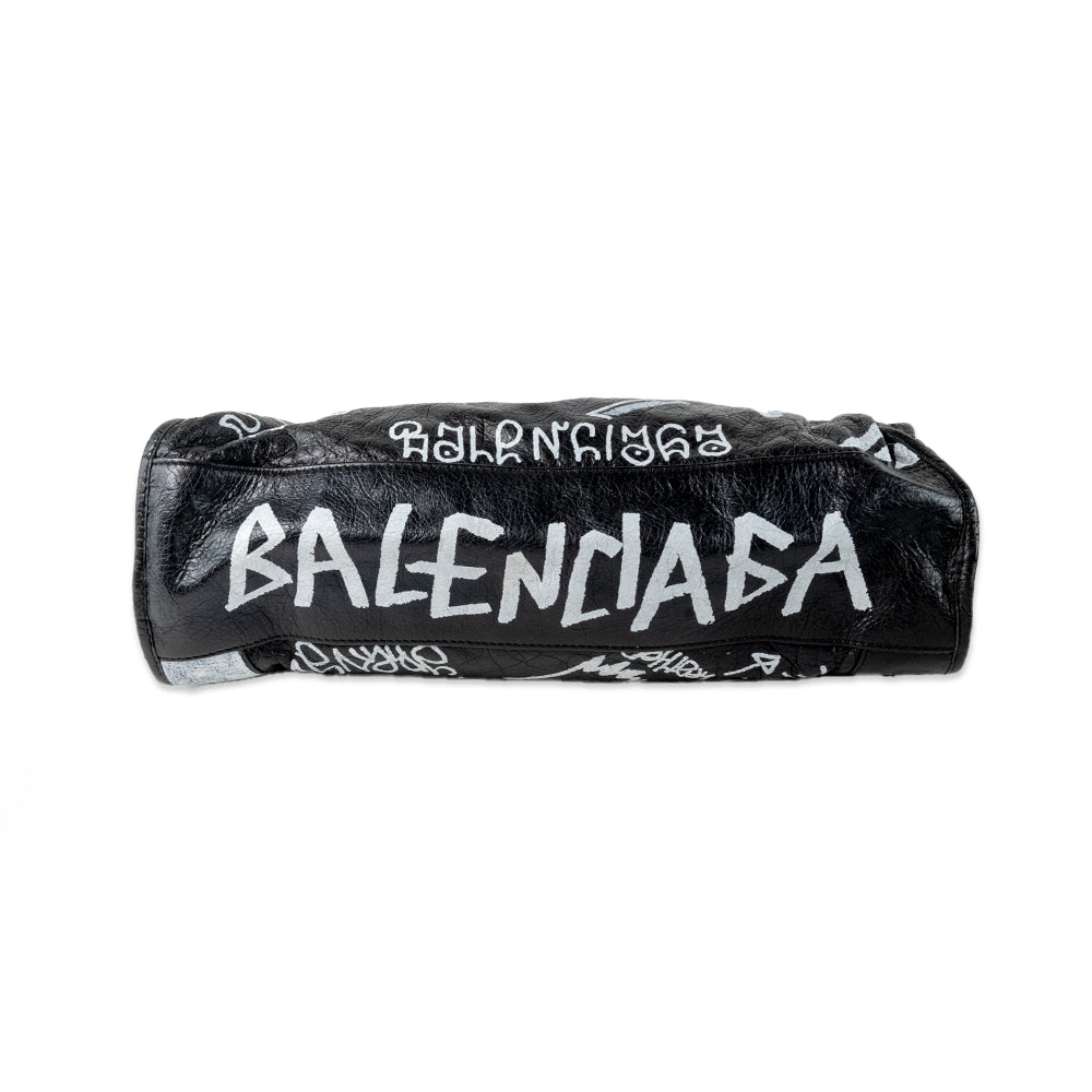 Balenciaga Motocross Graffiti Classic City Bag