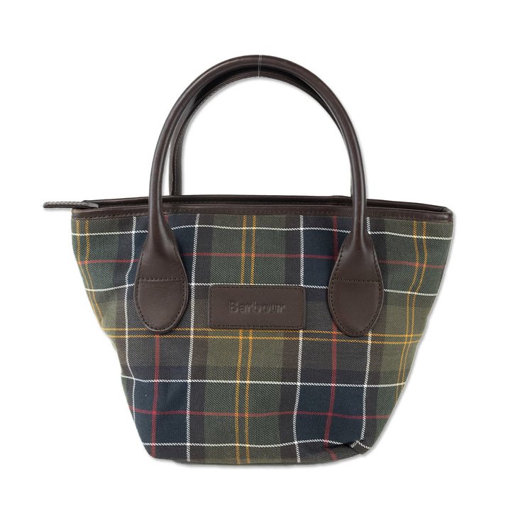 Barbour Tartan Canvas Mini Tote