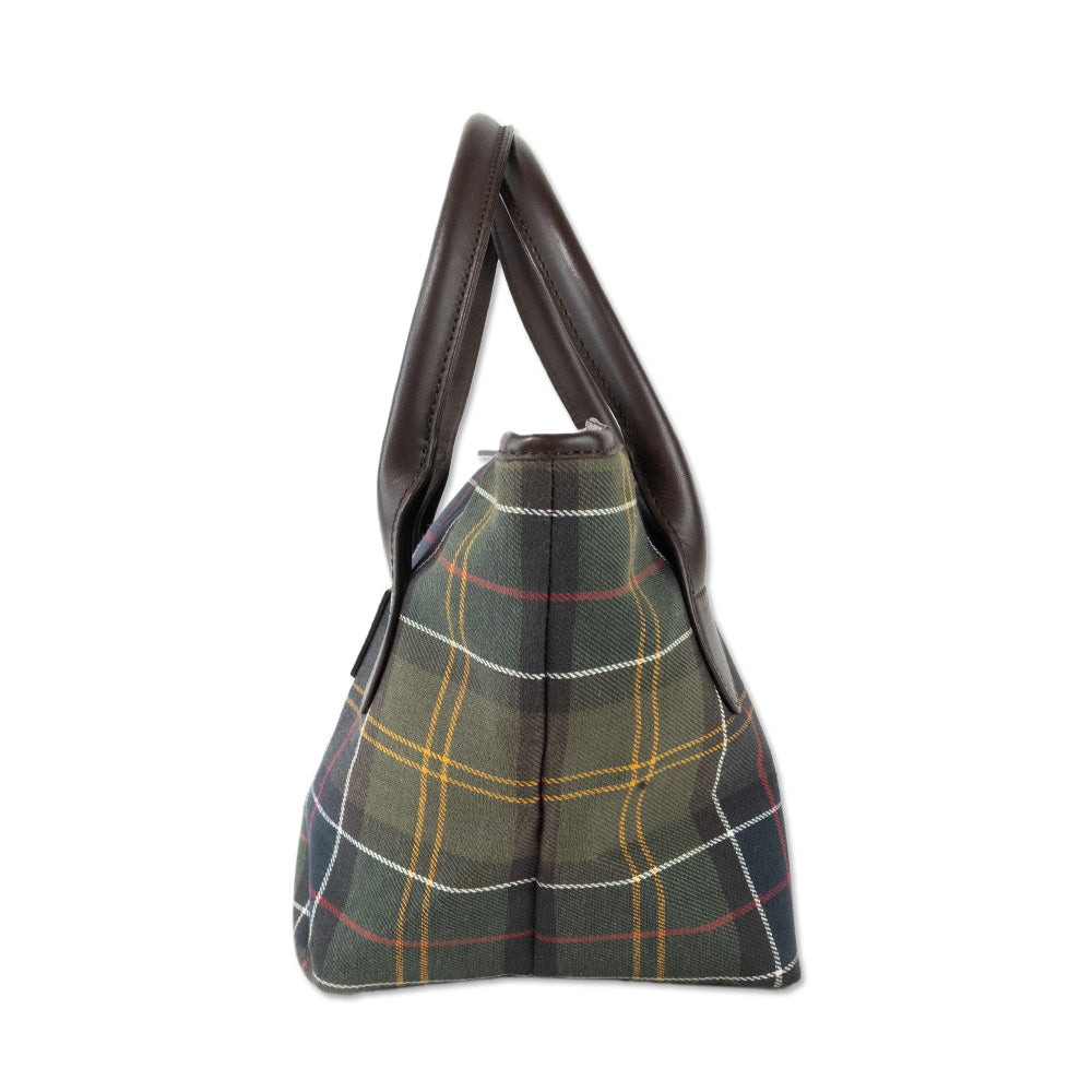 Barbour Tartan Canvas Mini Tote