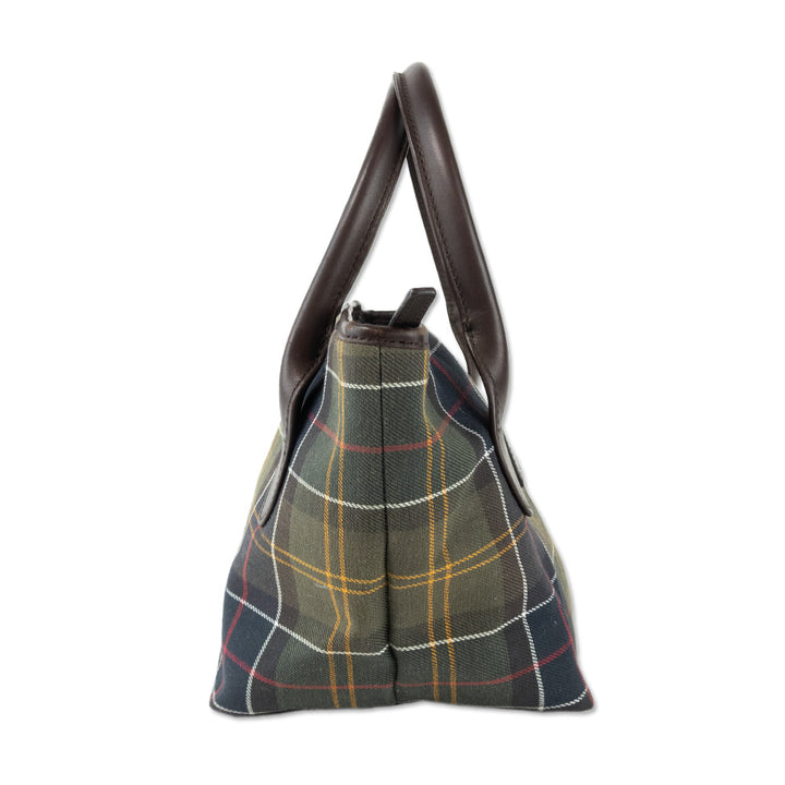 Barbour Tartan Canvas Mini Tote