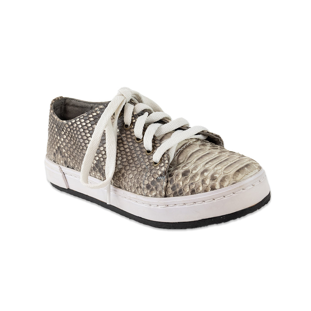 Beirn Python Leather Low Top Sneakers