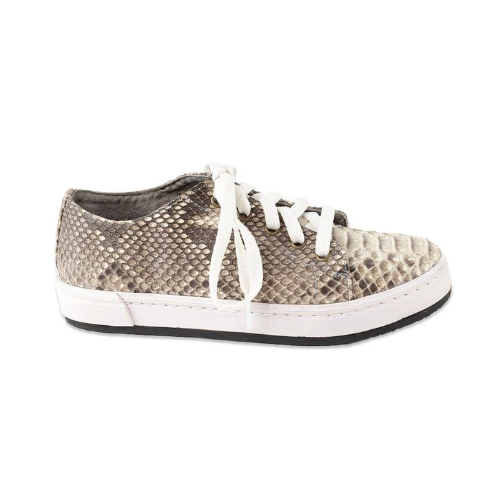 Beirn Python Leather Low Top Sneakers