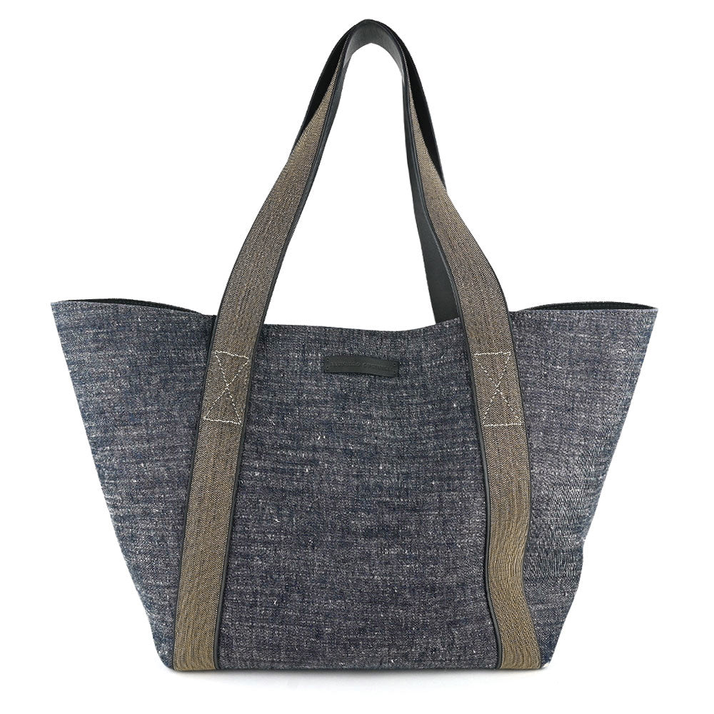 Brunello Cucinelli Dark Denim 
Monili Tote Bag