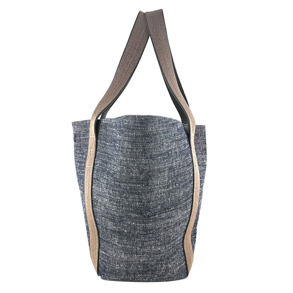 Brunello Cucinelli Dark Denim 
Monili Tote Bag