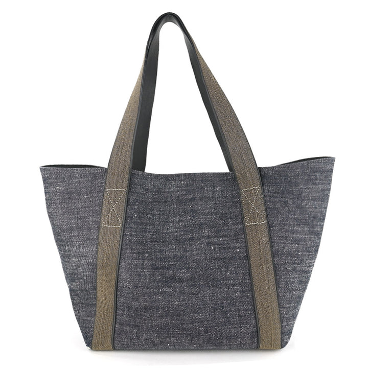 Brunello Cucinelli Dark Denim 
Monili Tote Bag