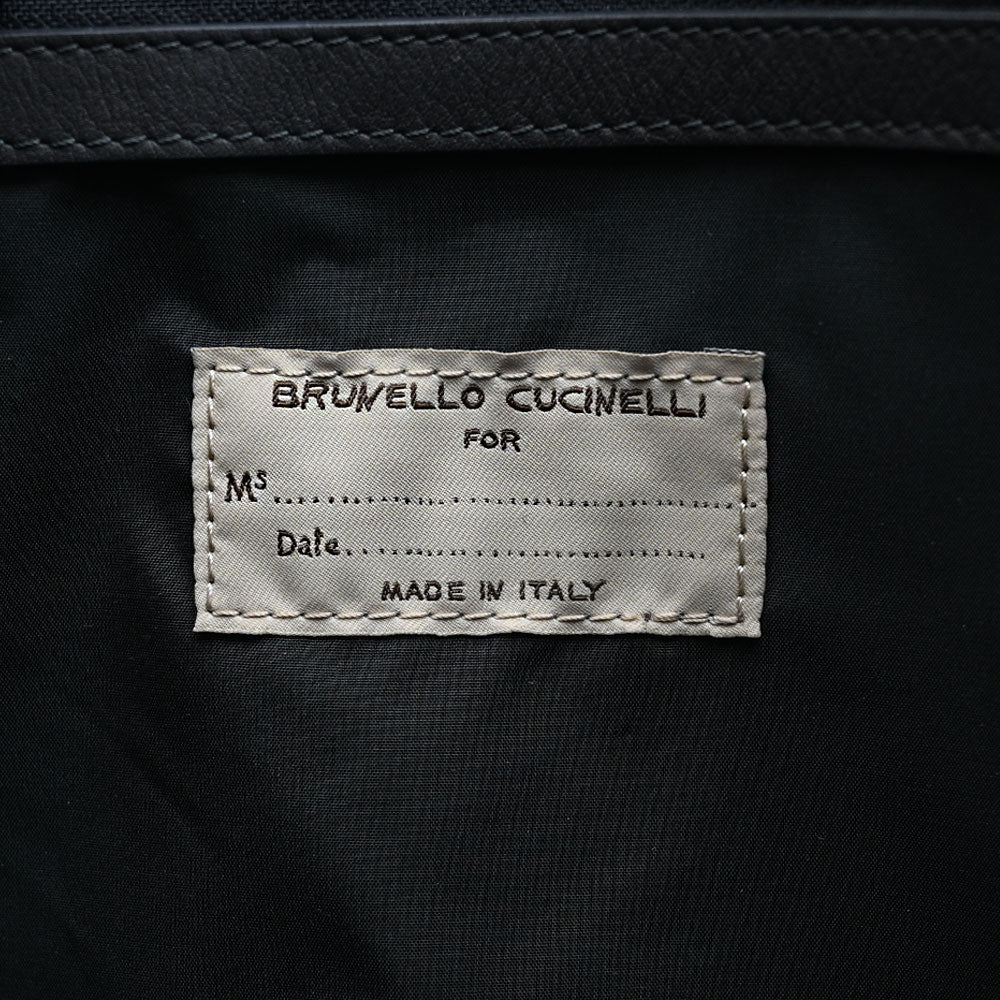 Brunello Cucinelli Dark Denim 
Monili Tote Bag