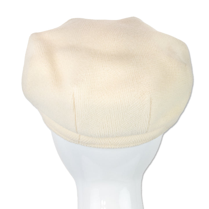 Burberry Cream Wool Newsboy Cap