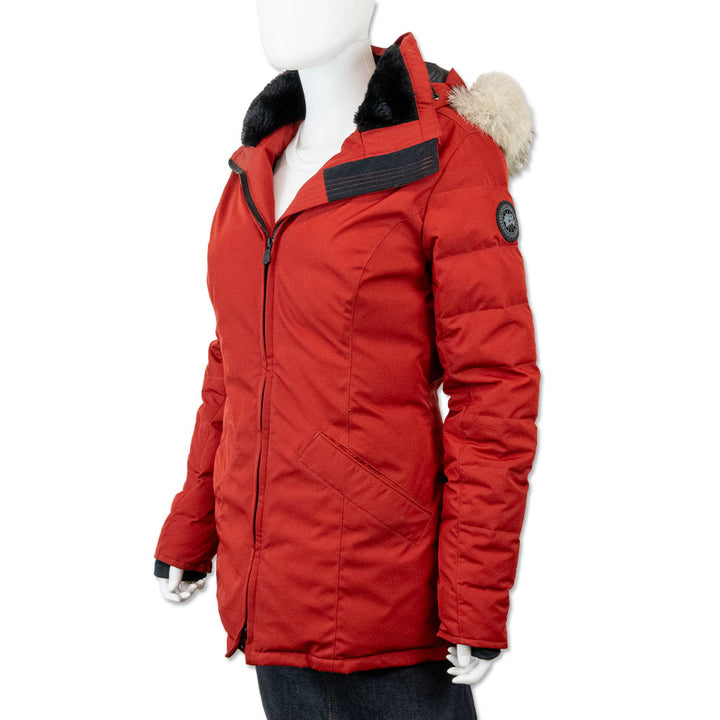 Canada Goose Red Parka with Fur Trim