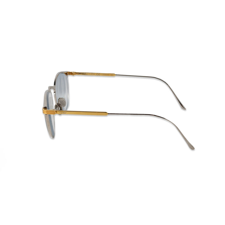 Cartier T00210 Gold and Silver Eyeglasses