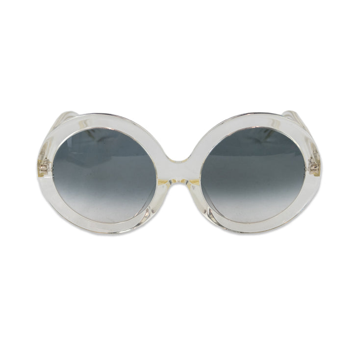 Celine Clear Oversized Circle Sunglasses