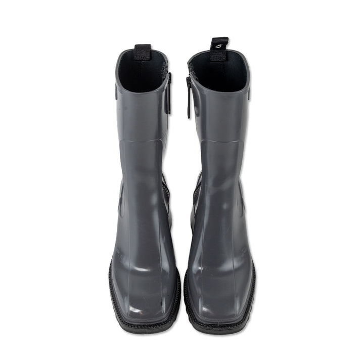 Chloe Gray Rubber "Betty" Rain Boots