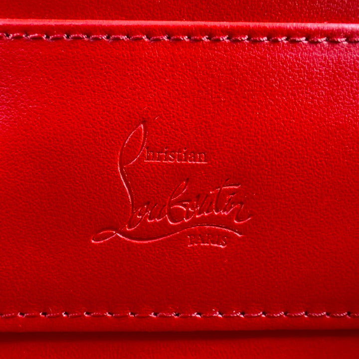 Christian Louboutin Paloma Baguette Croc Embossed Satchel