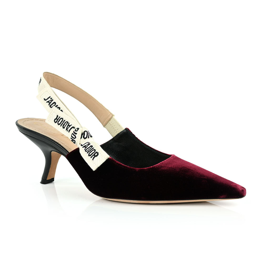 Christian Dior Amarante Velvet J
ADIOR Slingback Pumps