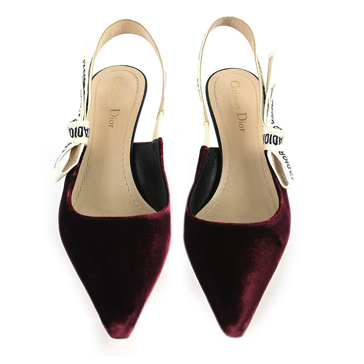 Christian Dior Amarante Velvet J
ADIOR Slingback Pumps