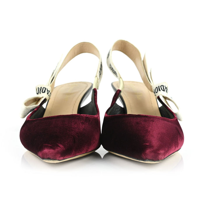 Christian Dior Amarante Velvet J
ADIOR Slingback Pumps