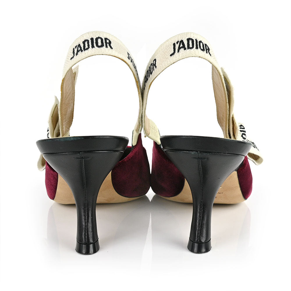 Christian Dior Amarante Velvet J
ADIOR Slingback Pumps