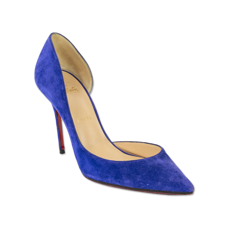 Christian Louboutin Iriza 100 Purple Suede D
Orsay Pumps