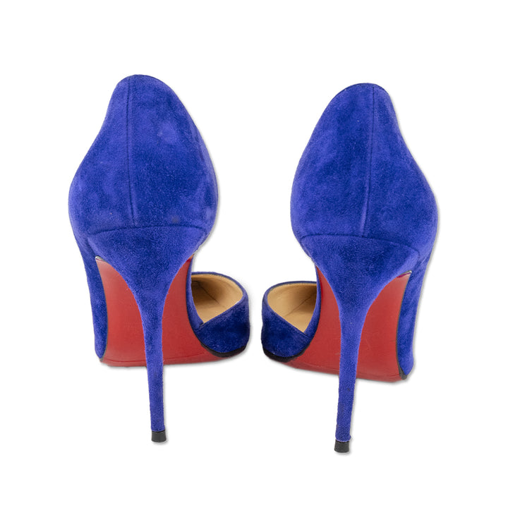 Christian Louboutin Iriza 100 Purple Suede D
Orsay Pumps