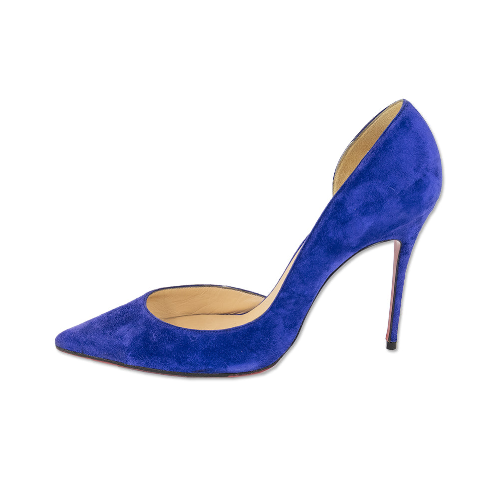 Christian Louboutin Iriza 100 Purple Suede D
Orsay Pumps