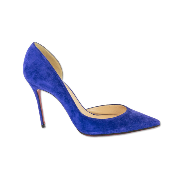 Christian Louboutin Iriza 100 Purple Suede D
Orsay Pumps