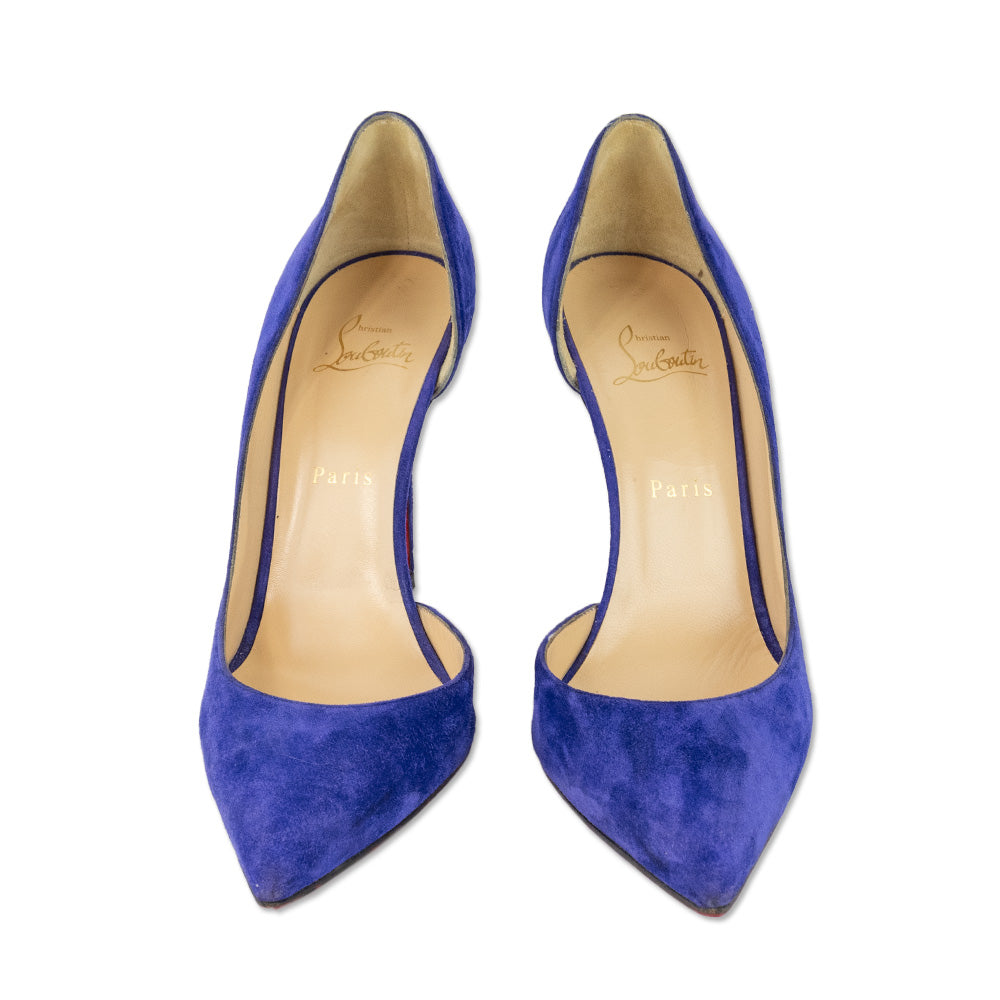 Christian Louboutin Iriza 100 Purple Suede D
Orsay Pumps