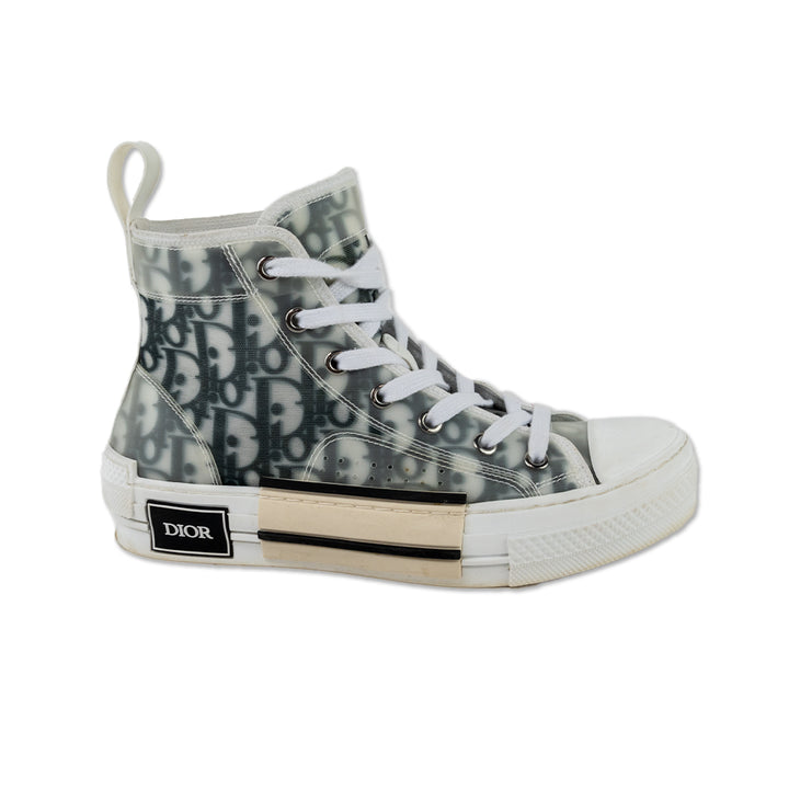 Dior 2021 PVC Logo High Top Sneakers