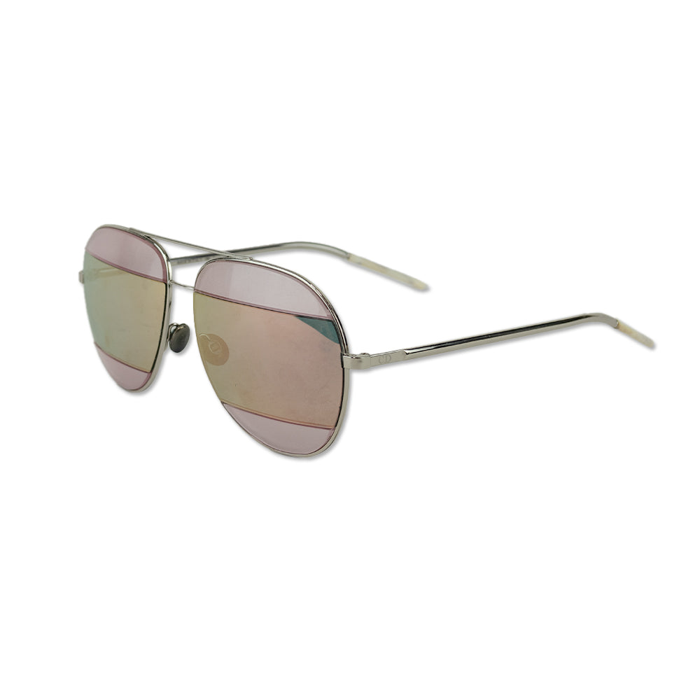 Christian Dior DiorSplit1 Pink Aviator Sunglasses