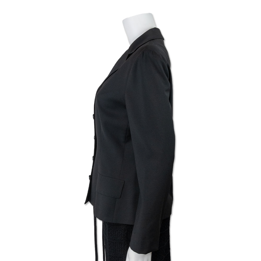 Dolce 
Gabbana Black Single Breasted Blazer