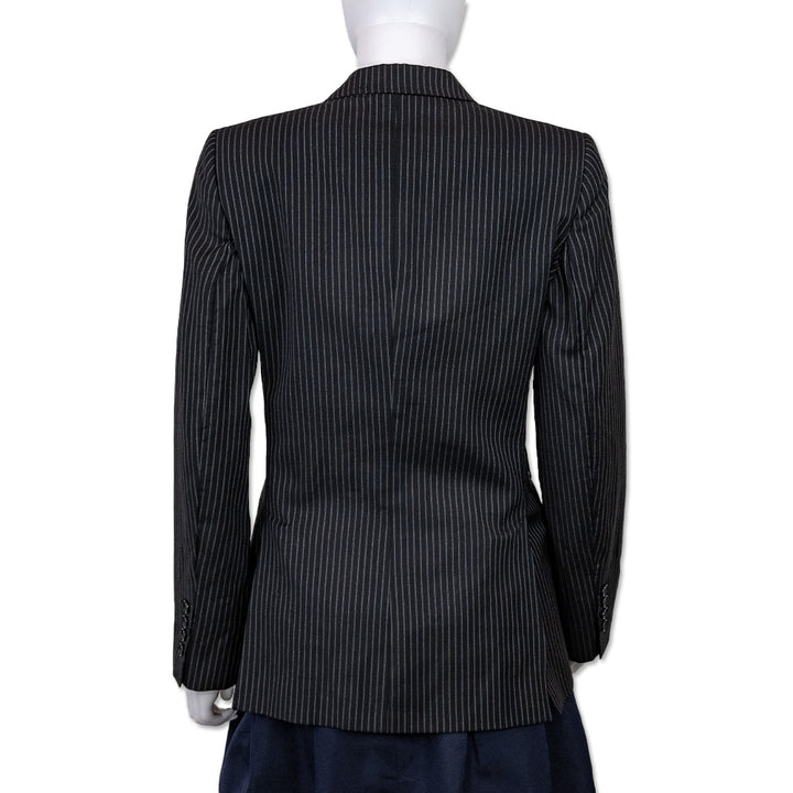 Dolce 
Gabbana Black Wool Pinstripe Blazer