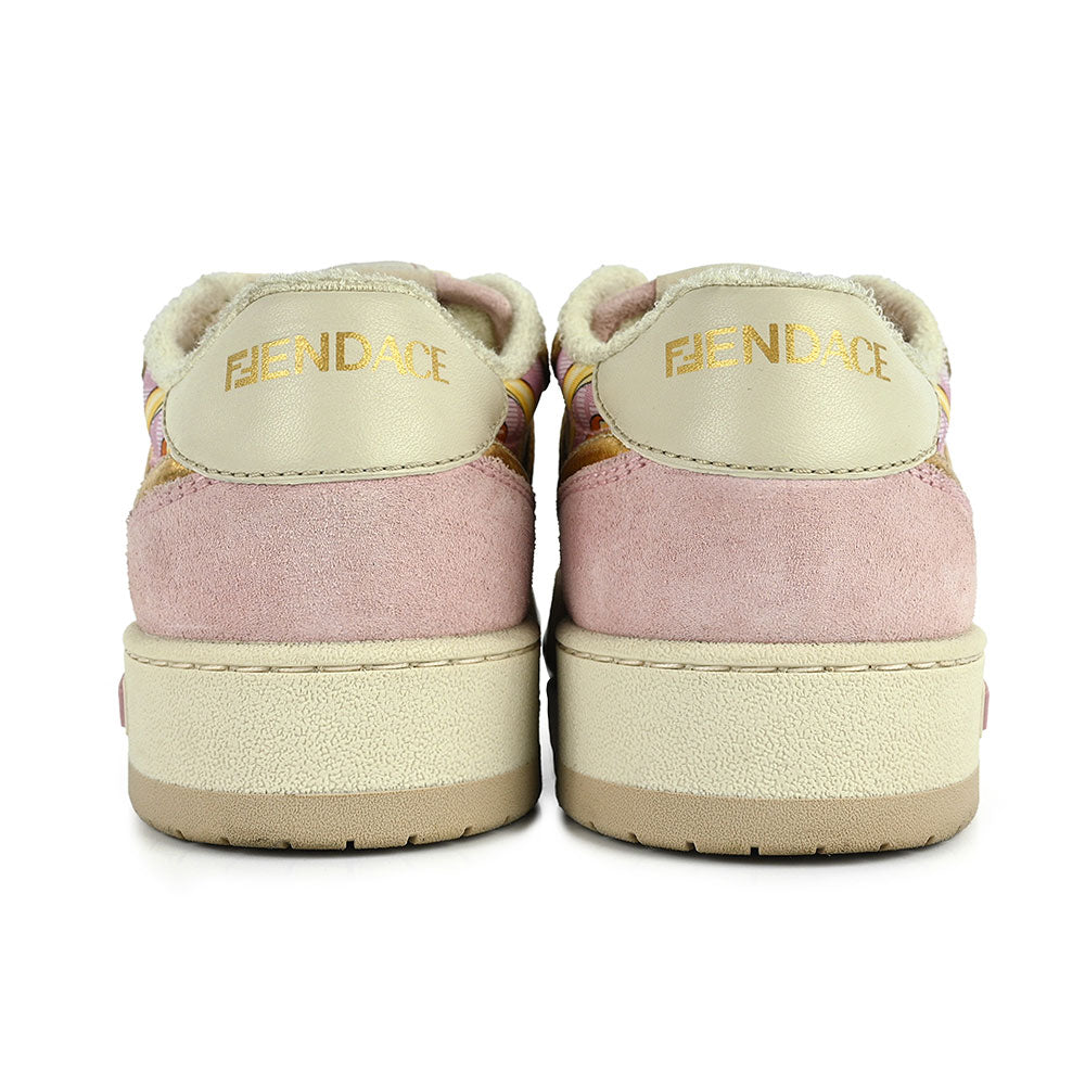 Fendi Fendace Pink 
Gold Match Chunky Sneakers