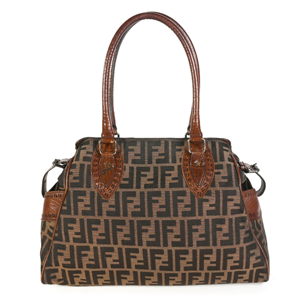 Fendi Zucca Du Jour Shoulder Bag