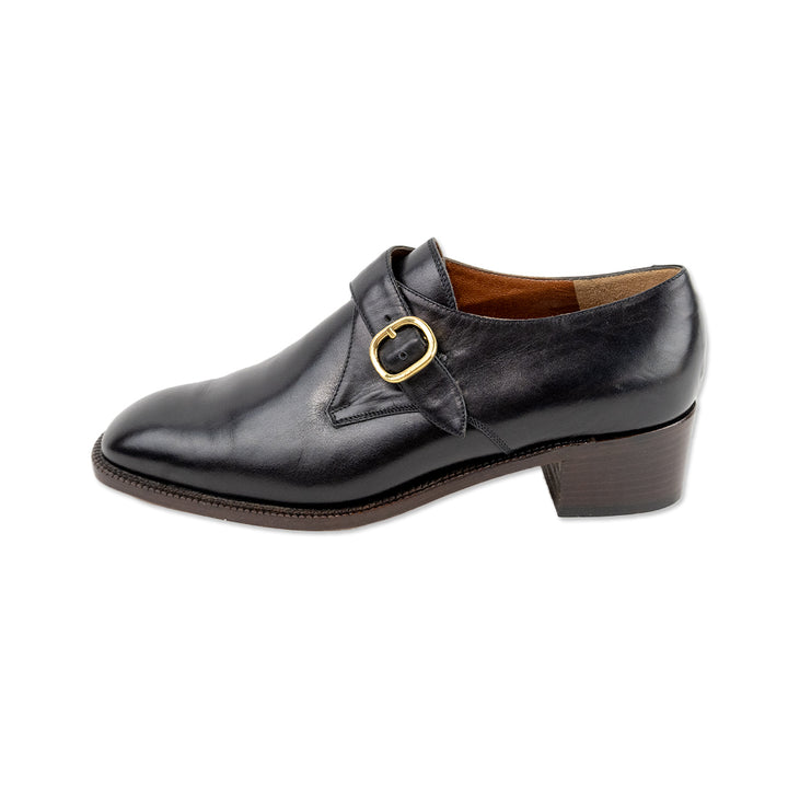 Fratelli Rossetti Round Toe Leather Monk Strap Shoe