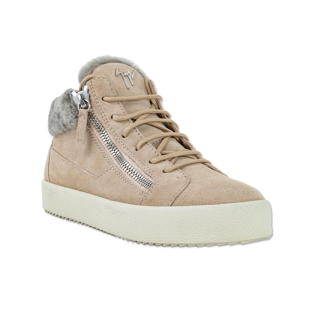 Giuseppe Zanotti Pink Grey Kriss Winter Sneakers