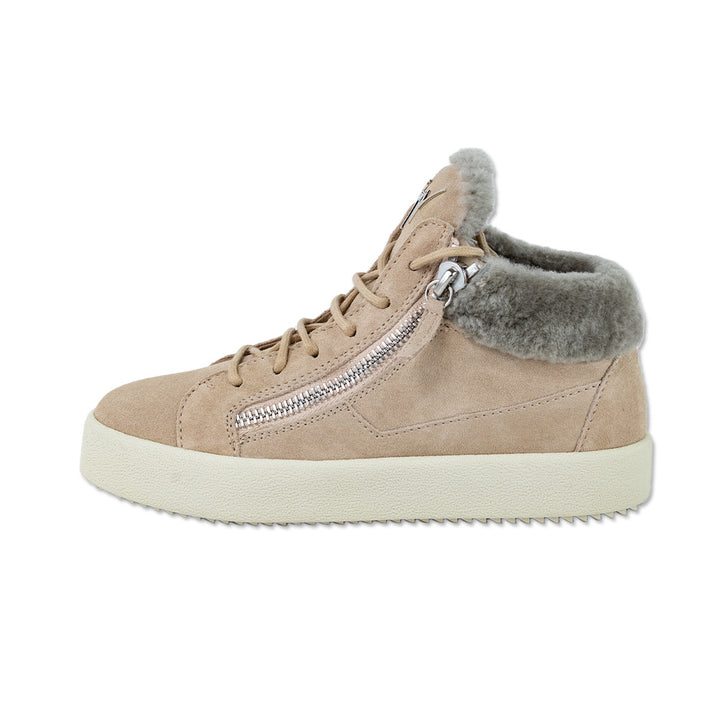 Giuseppe Zanotti Pink Grey Kriss Winter Sneakers