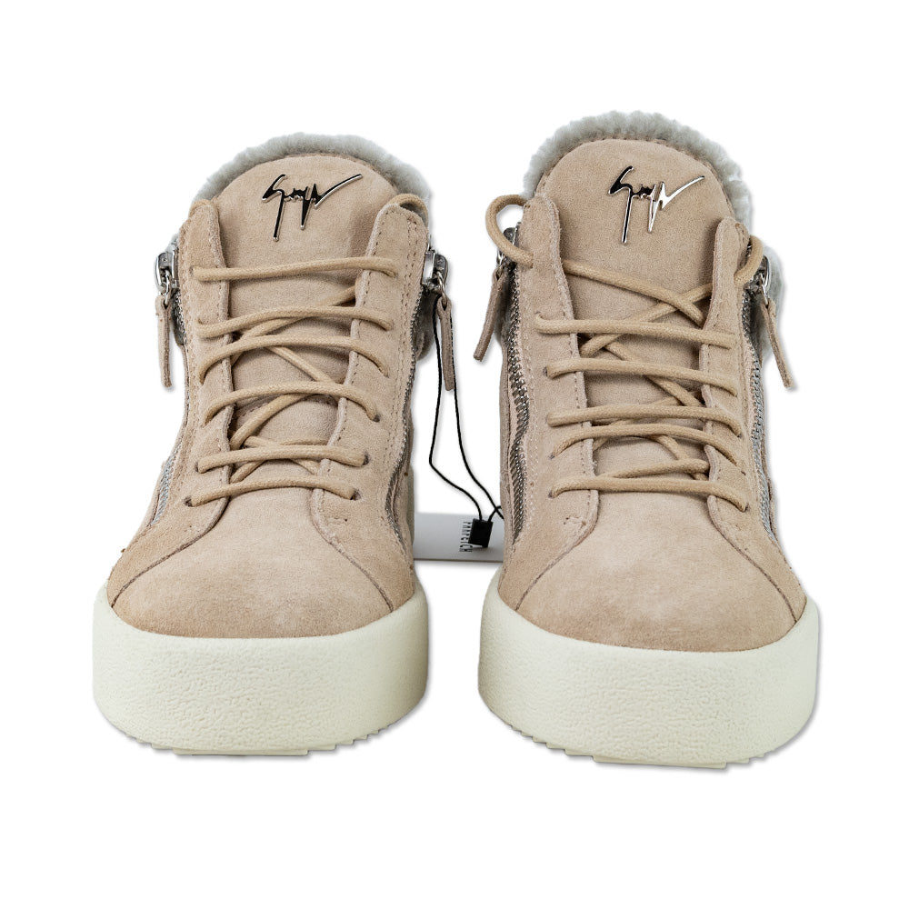 Giuseppe Zanotti Pink Grey Kriss Winter Sneakers