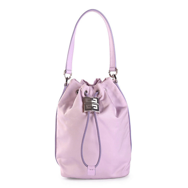 Givenchy 4G Lilac Nylon Bucket Mini Bag