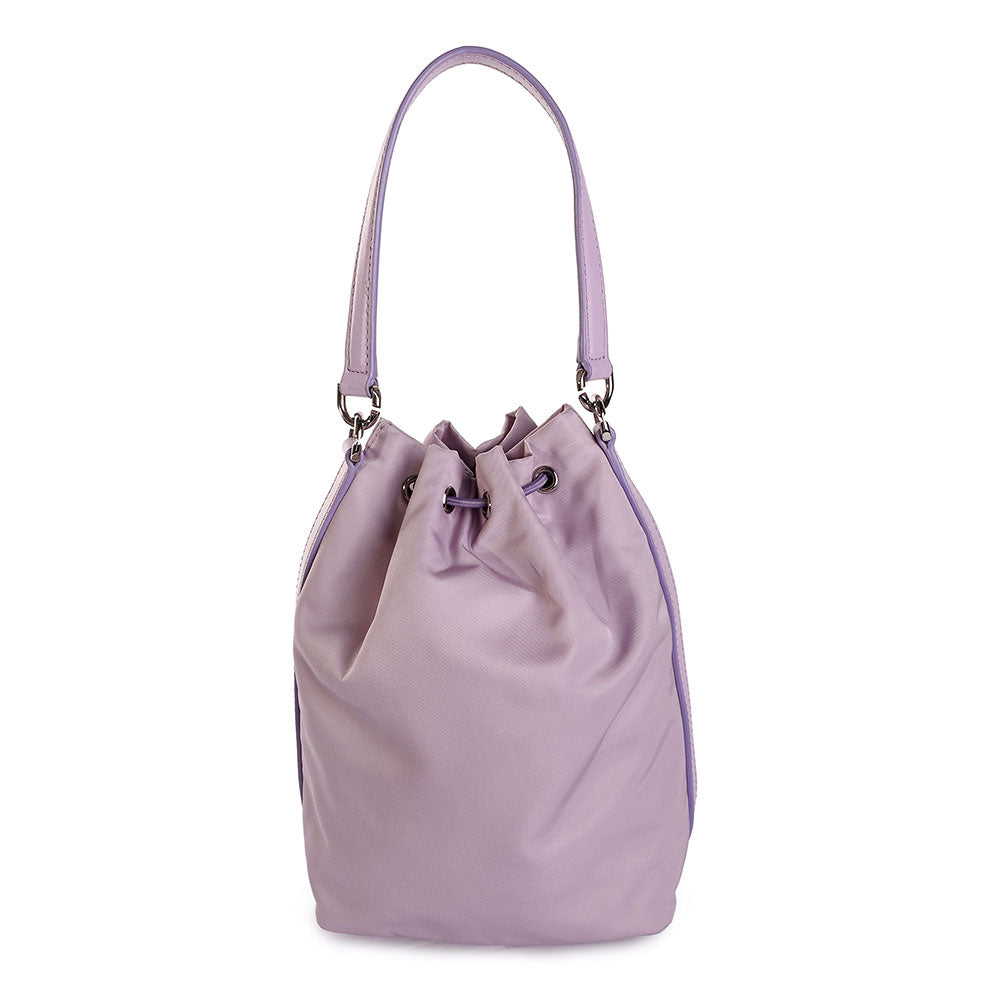 Givenchy 4G Lilac Nylon Bucket Mini Bag