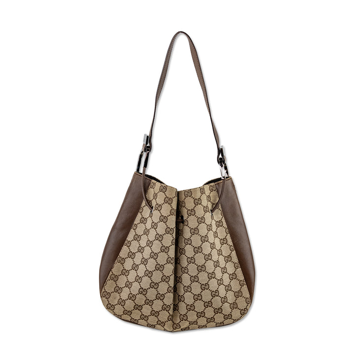 Gucci GG Canvas Drawstring Shoulder Bag