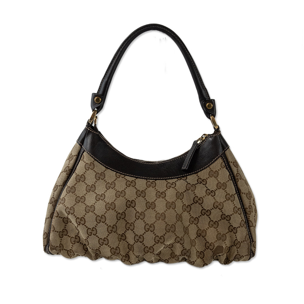 Gucci GG Canvas Medium Abbey Hobo Bag