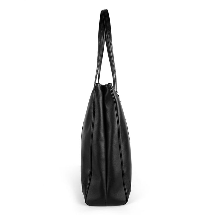 Gucci Vintage Black Leather Large Tote Bag