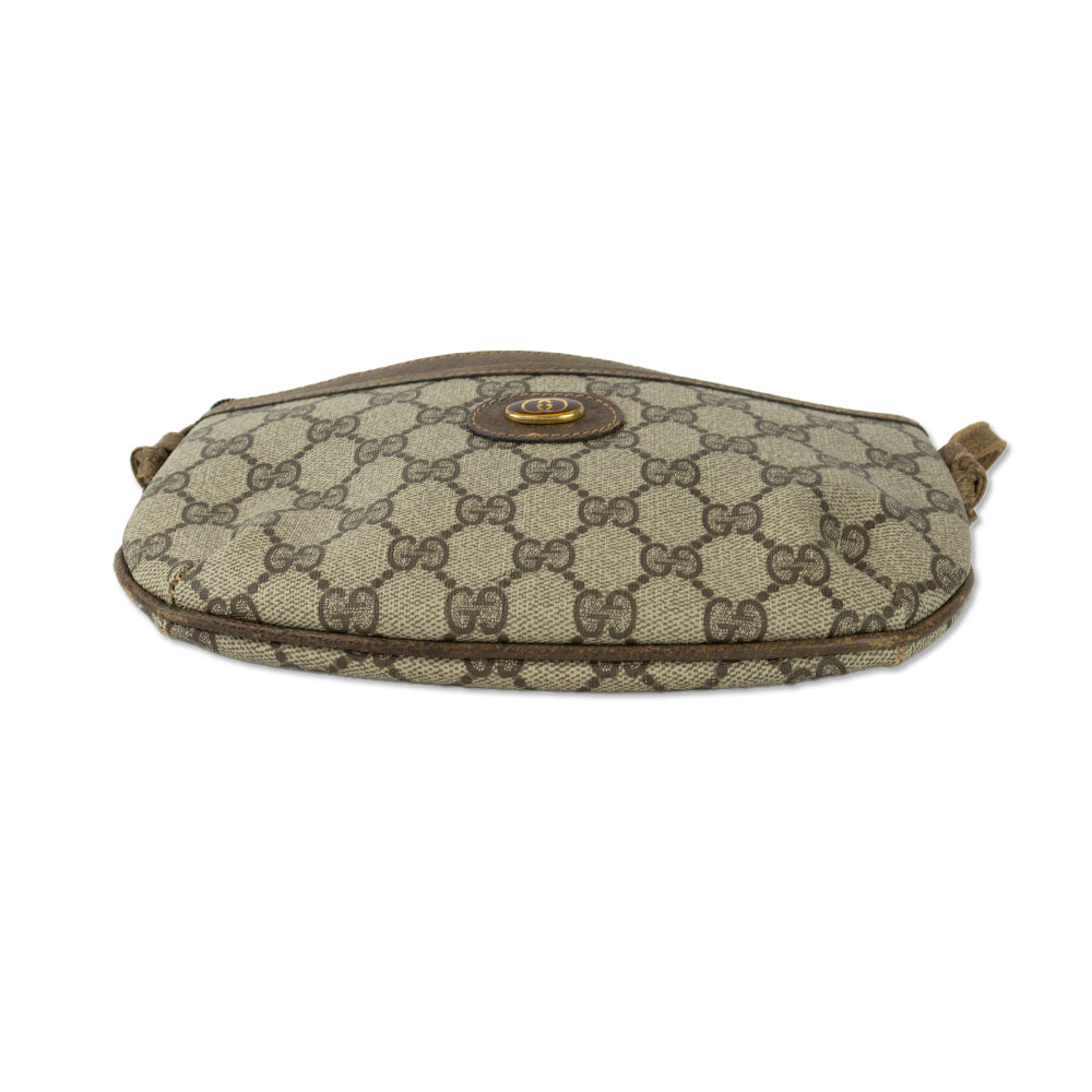 Gucci Vintage Brown GG Plus Crossbody Bag