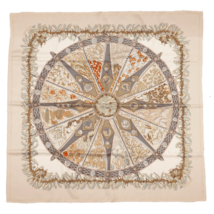 HERMES AUX PAYS DES EPICES SILK SCARF