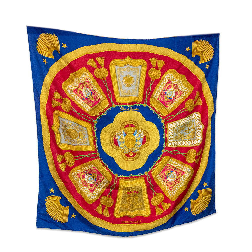 Hermes Poste et Cavalerie Silk Scarf