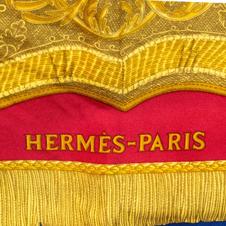 Hermes Poste et Cavalerie Silk Scarf