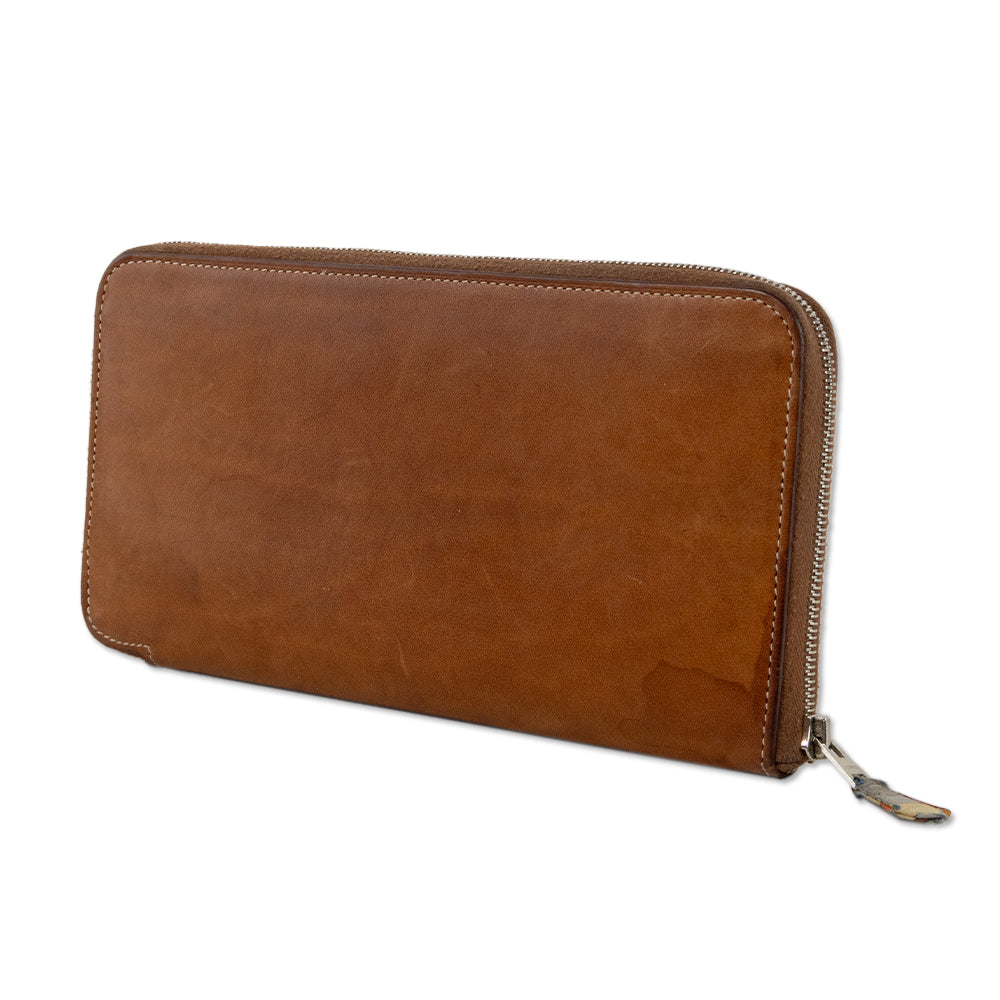 Hermès Silk
In Classique Long Brown Calfskin Wallet